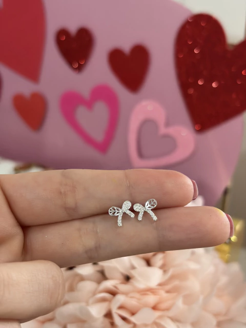 Topos Moño plata