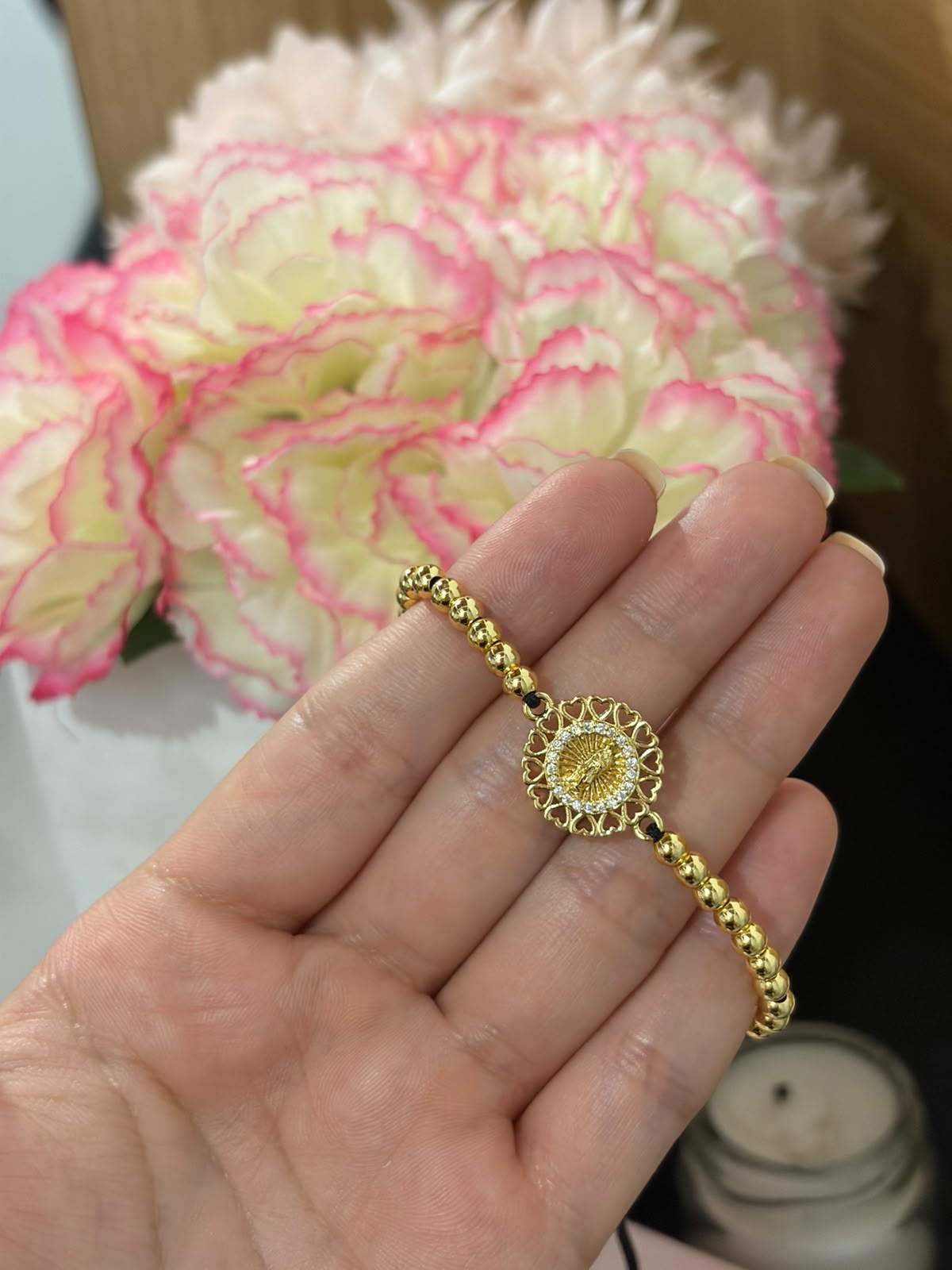 Pulsera Virgen celestial