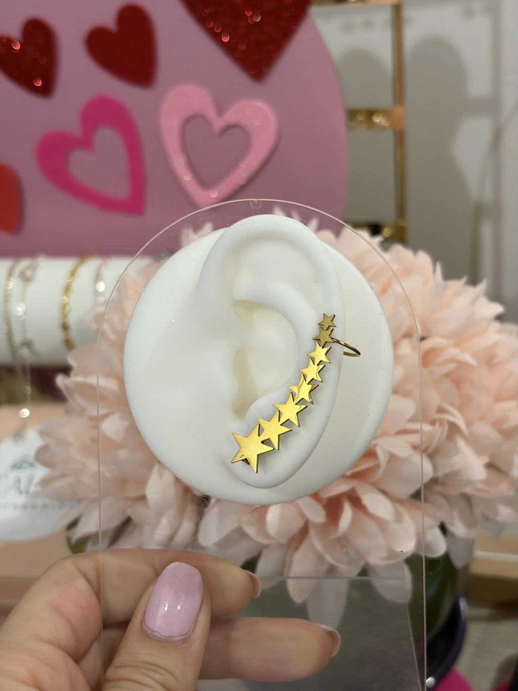 Ear cuff star glow
